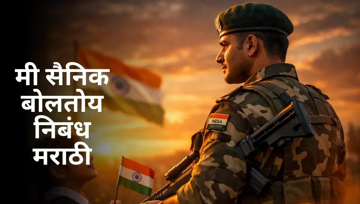 Mi Sainik Boltoy Nibandh in Marathi: मी सैनिक बोलतोय निबंध मराठी