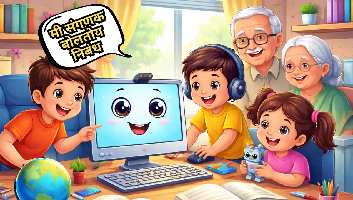 Mi Sanganak Boltoy Nibandh in Marathi: मी संगणक बोलतोय निबंध मराठी