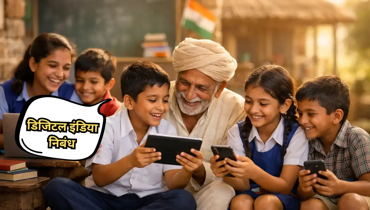 Digital India Nibandh: डिजिटल इंडिया निबंध