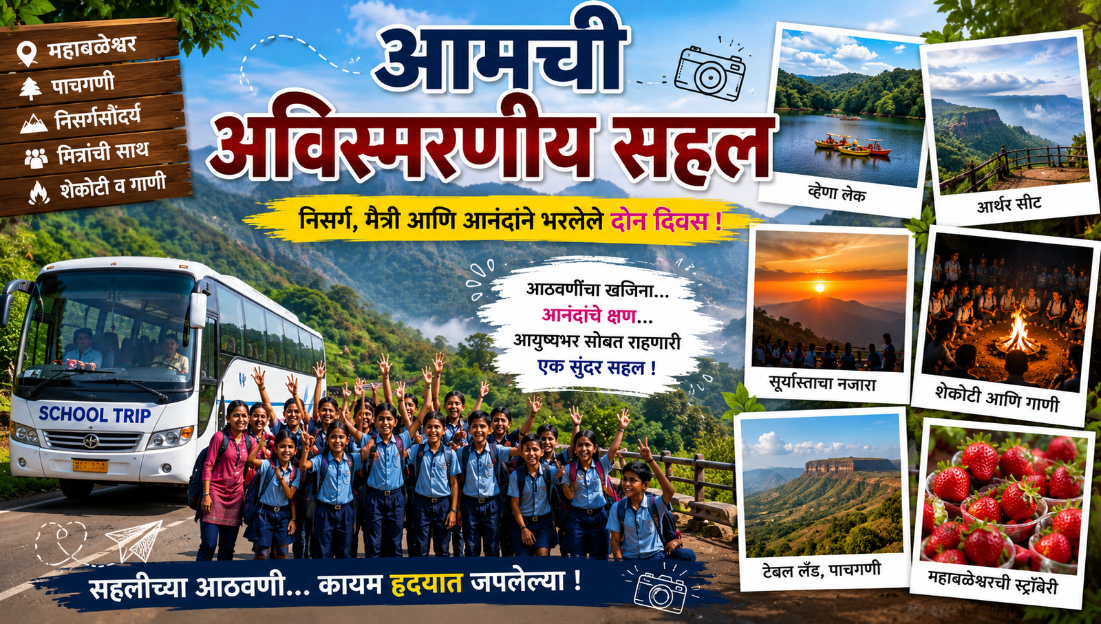 आमची अविस्मरणीय सहल निबंध: Aamchi Avismarniya Sahal Nibandh in Marathi