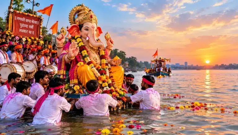 Ganpati Visarjan Nibandh in Marathi