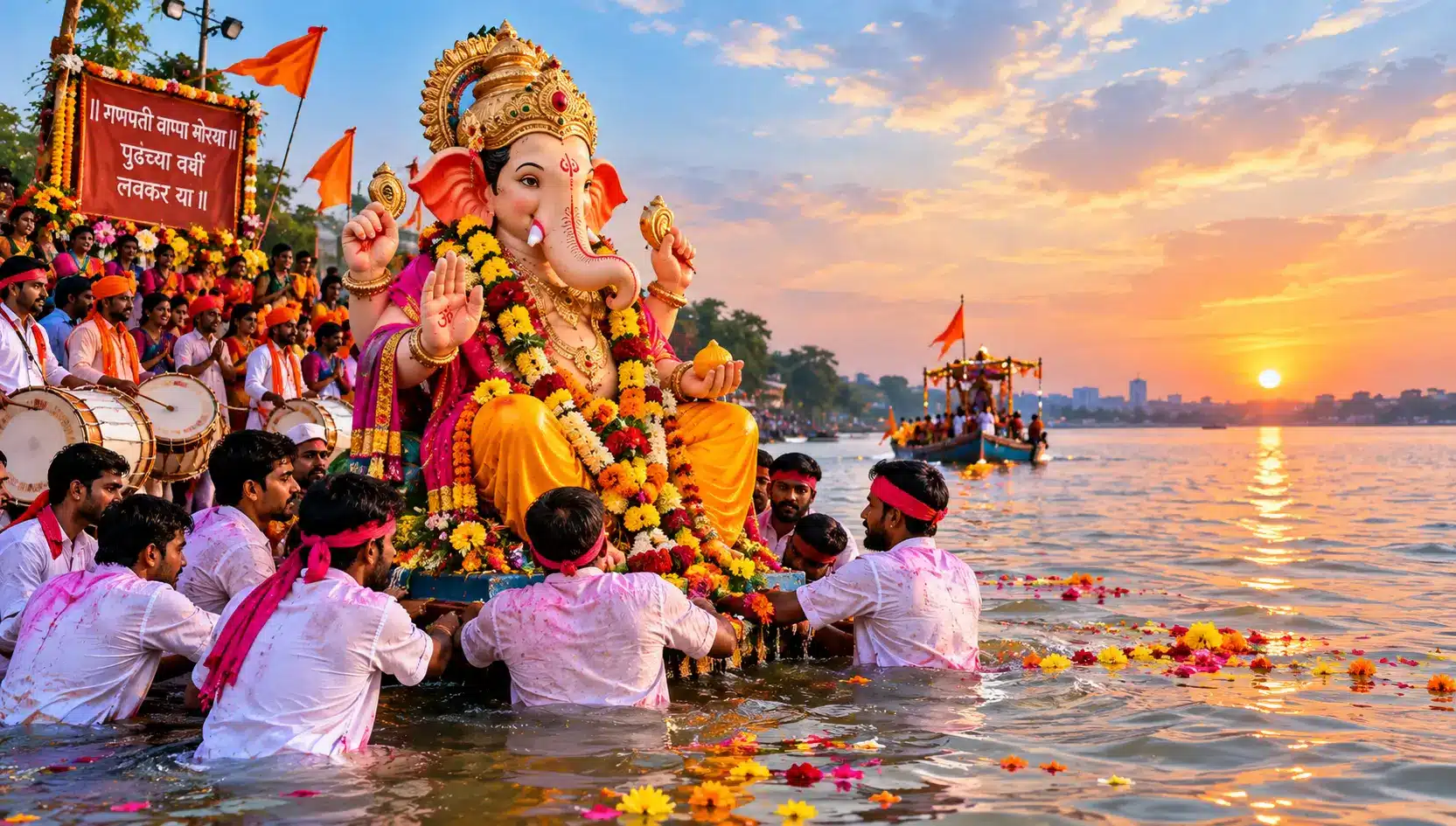 Ganpati Visarjan Nibandh in Marathi