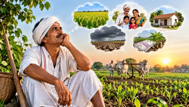 Shetkaryache Manogat Marathi Nibandh 1000 Words