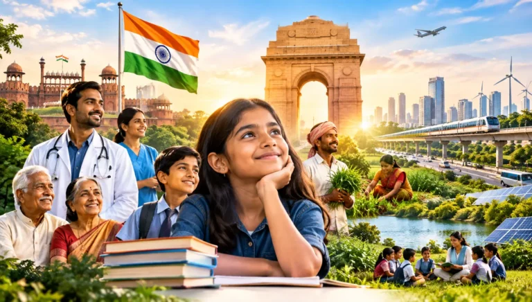Mere Sapnon ka Bharat par Nibandh